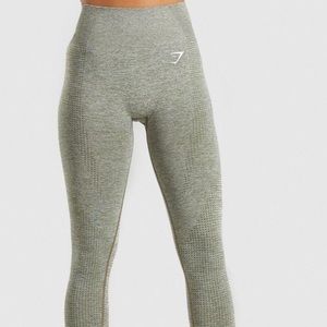 Gymshark Vital Seamless Leggings - Khaki Marl